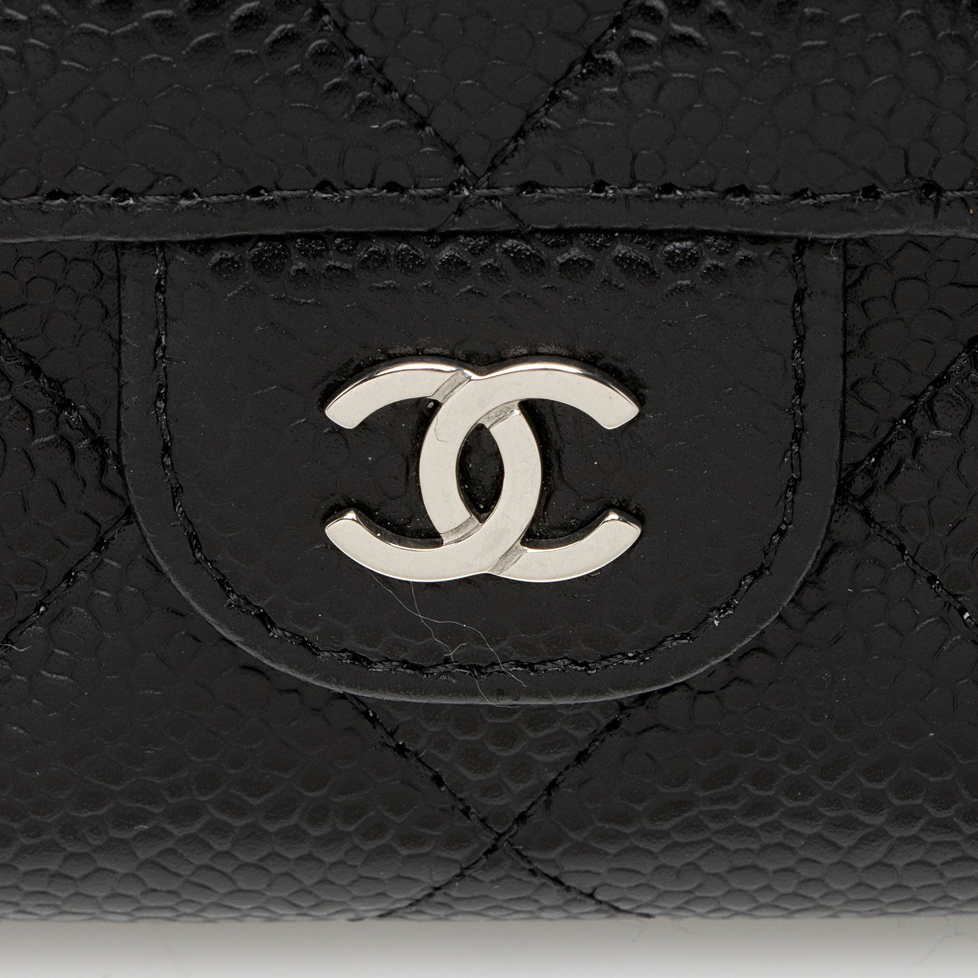 Chanel Caviar Leather Long Wallet
