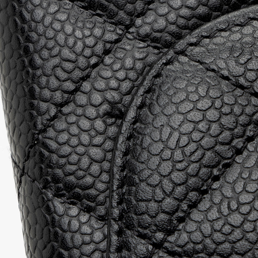 Chanel Caviar Leather Long Wallet