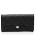 Chanel Caviar Leather Long Wallet