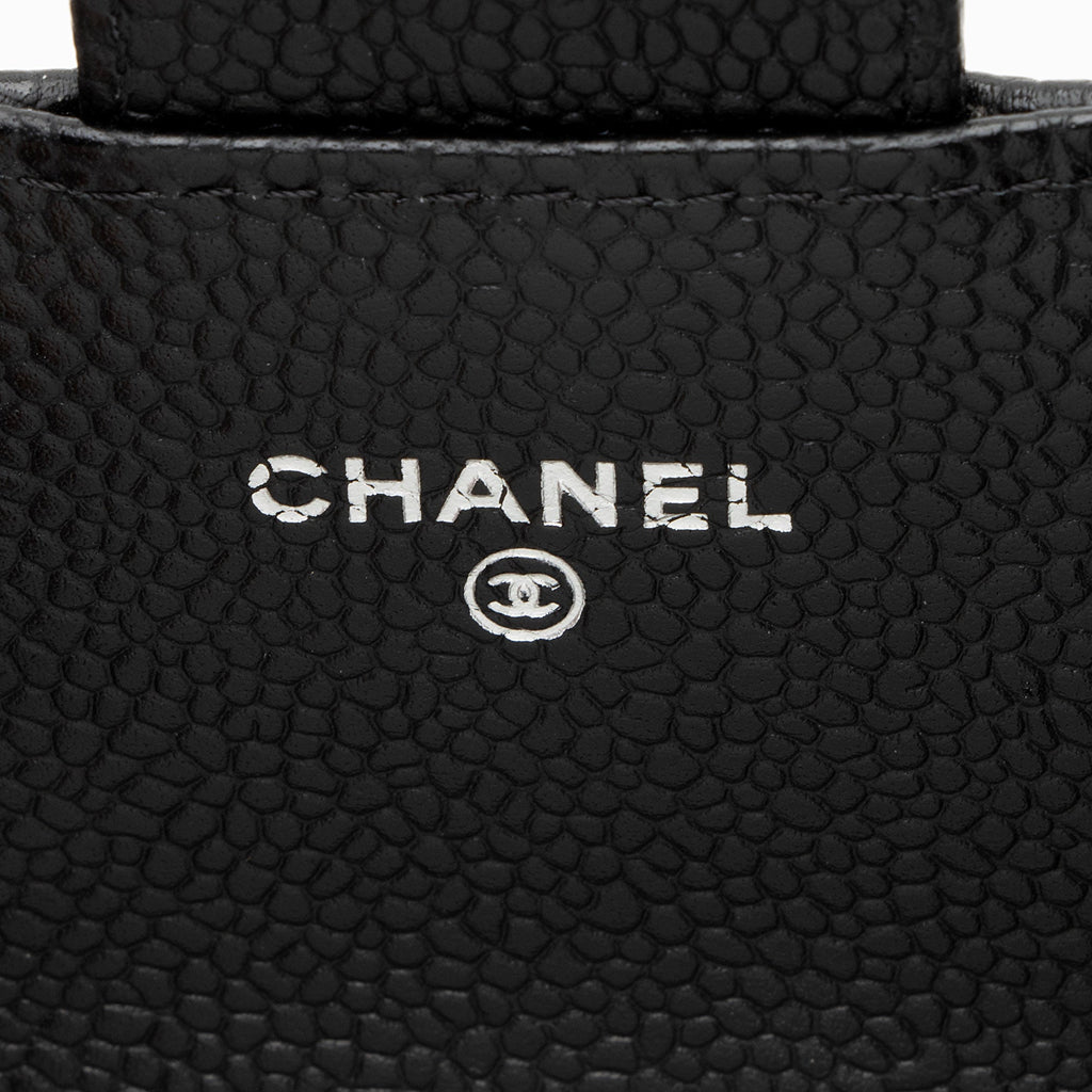 Chanel Caviar Leather Long Wallet