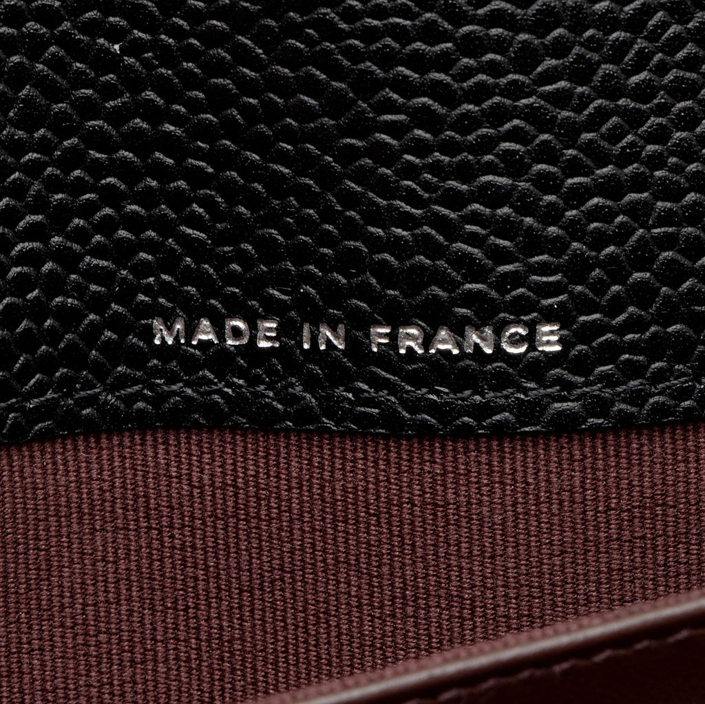 Chanel Caviar Leather Long Wallet