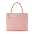 Chanel Caviar Leather Medallion Tote (SHF-20972)