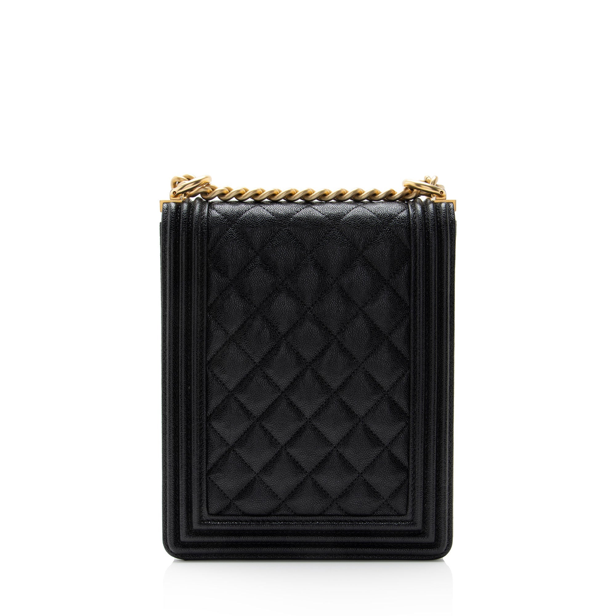 Chanel Caviar Leather N/S Boy Bag