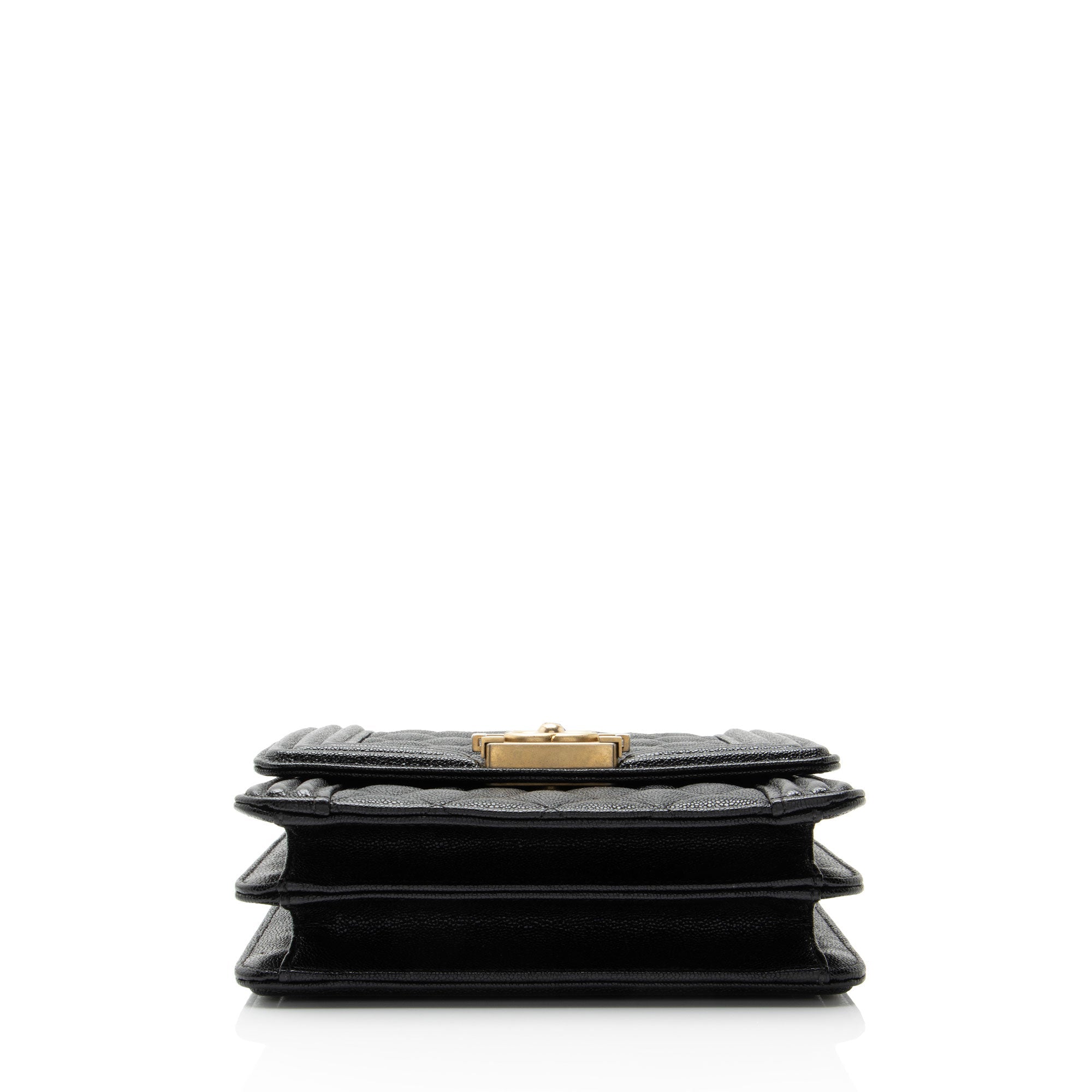 Chanel Caviar Leather N/S Boy Bag