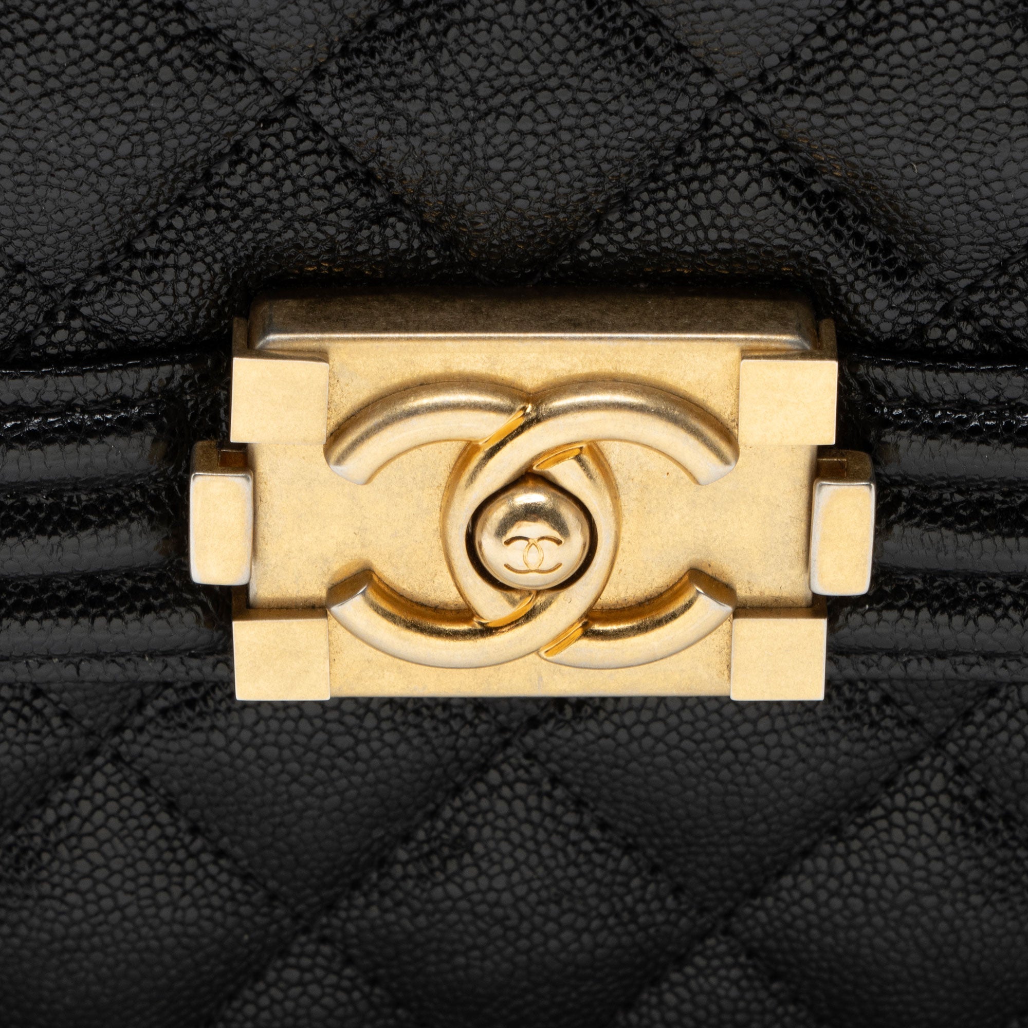 Chanel Caviar Leather N/S Boy Bag
