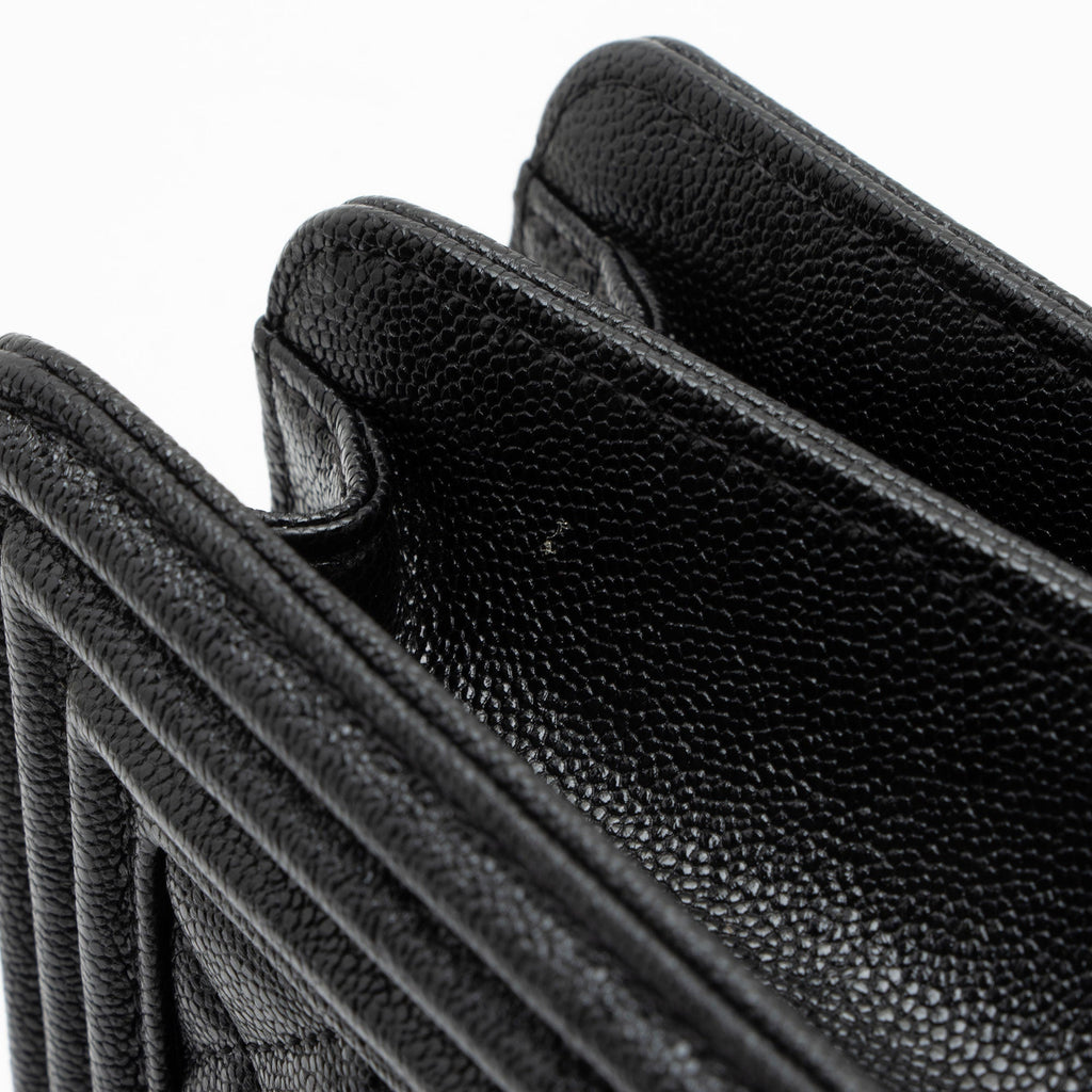 Chanel Caviar Leather N/S Boy Bag