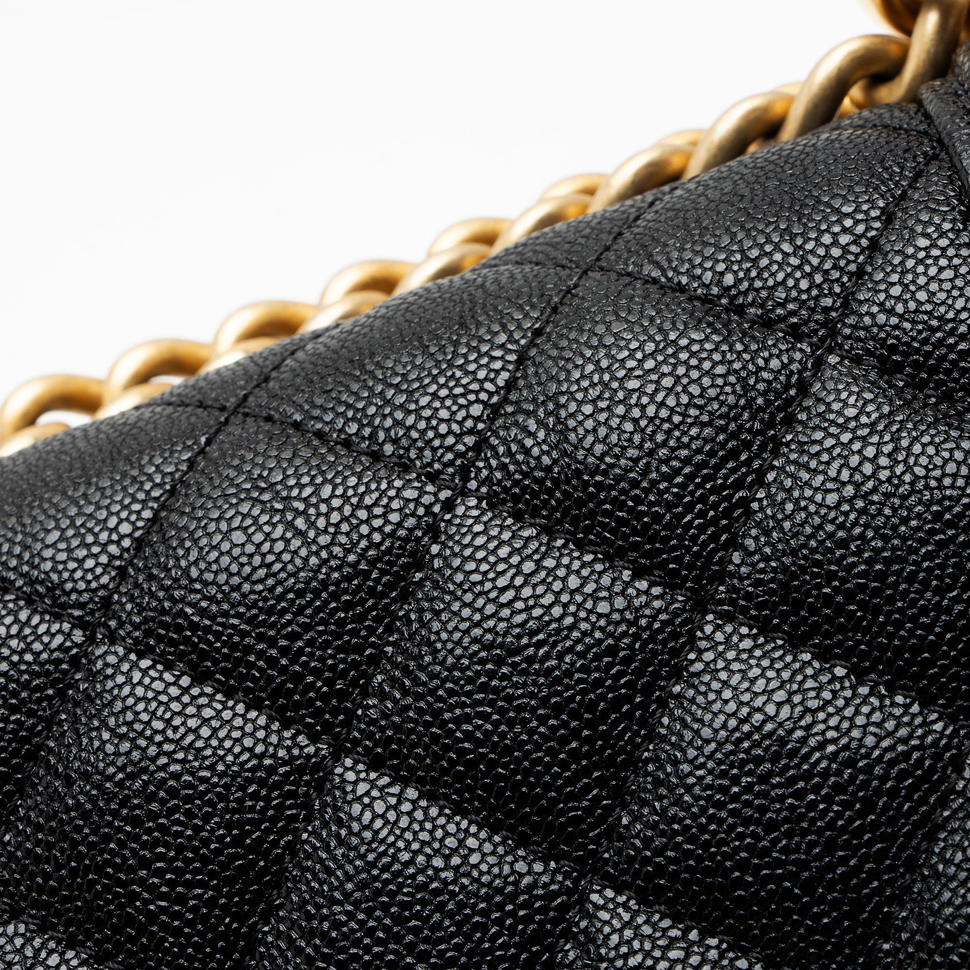 Chanel Caviar Leather N/S Boy Bag