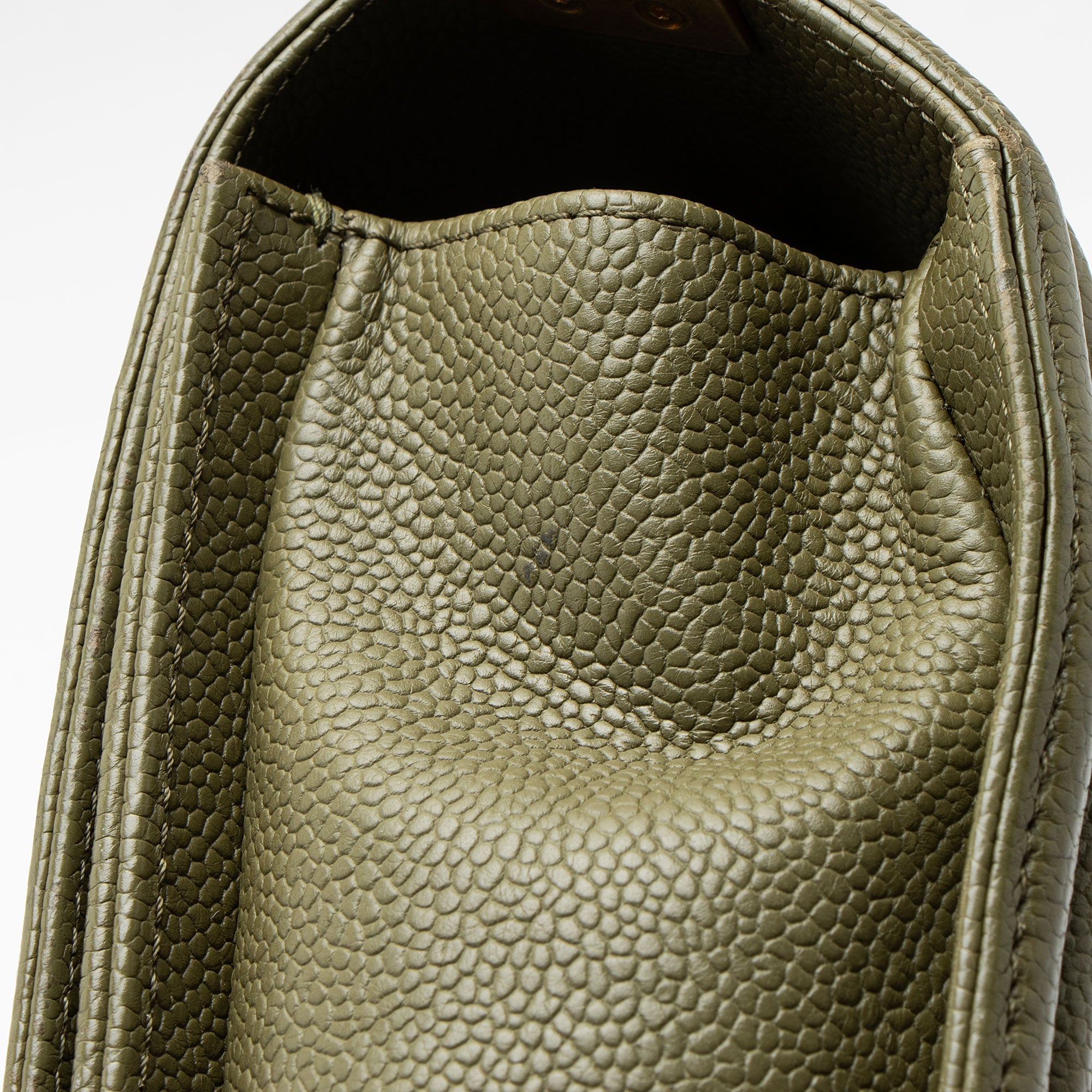 Chanel Caviar Leather New Medium Boy Bag