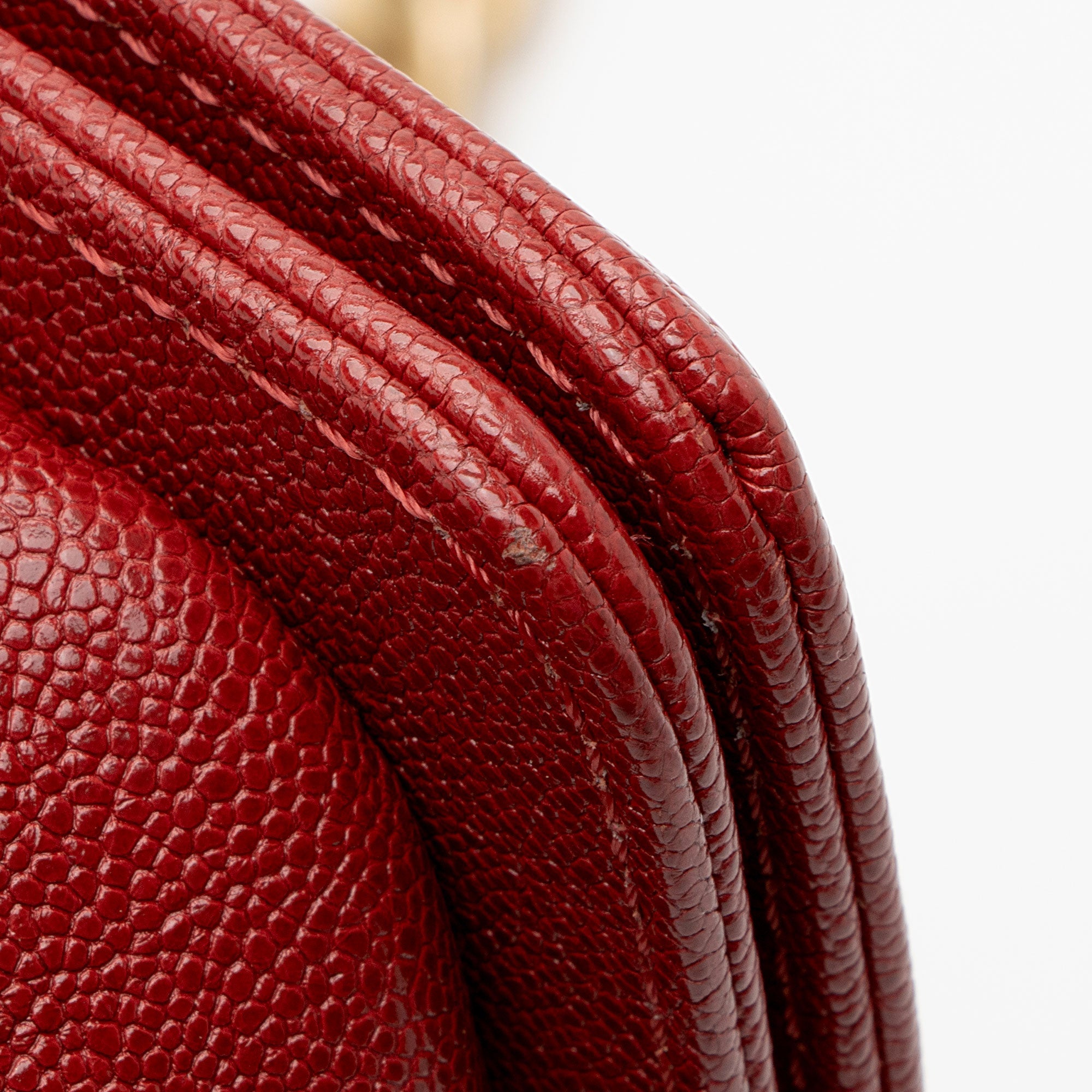 Chanel Caviar Leather Old Medium Boy Bag