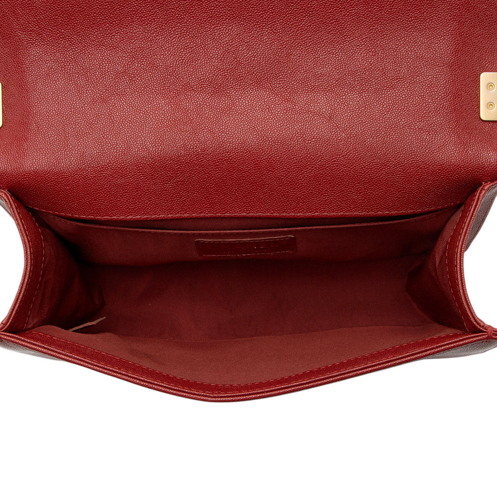 Chanel Caviar Leather Old Medium Boy Bag