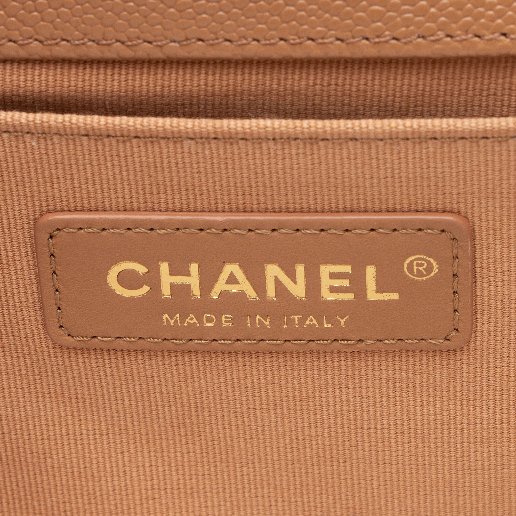 Chanel Caviar Leather Old Medium Boy Bag