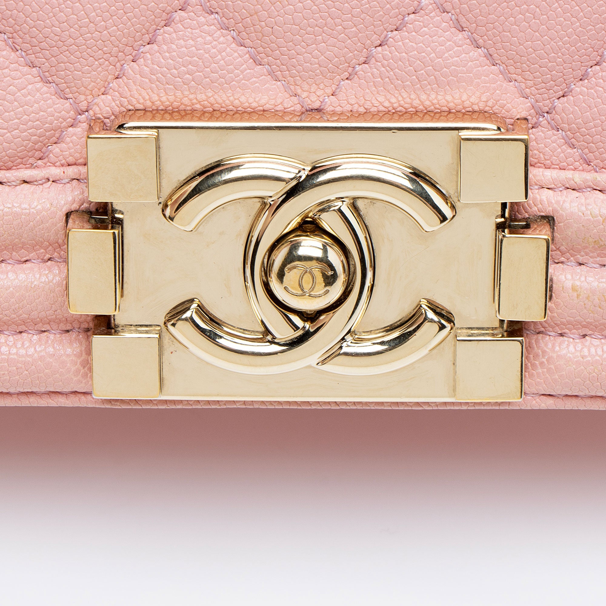 Chanel Caviar Leather Old Medium Boy Bag