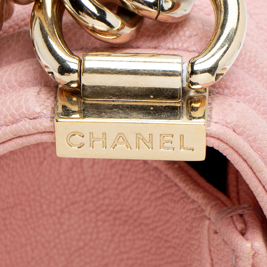 Chanel Caviar Leather Old Medium Boy Bag