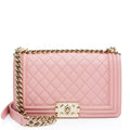 Chanel Caviar Leather Old Medium Boy Bag
