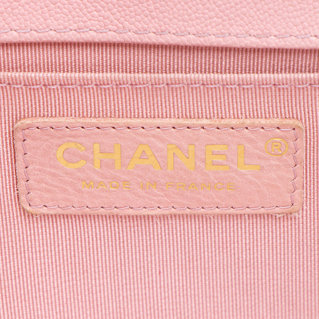 Chanel Caviar Leather Old Medium Boy Bag