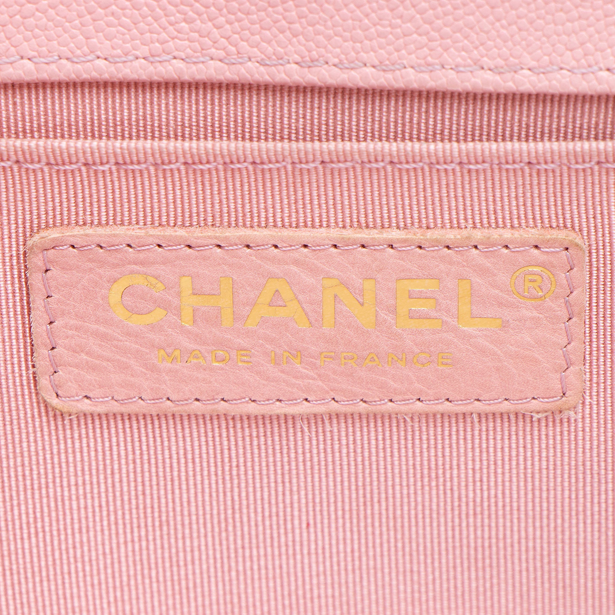 Chanel Caviar Leather Old Medium Boy Bag