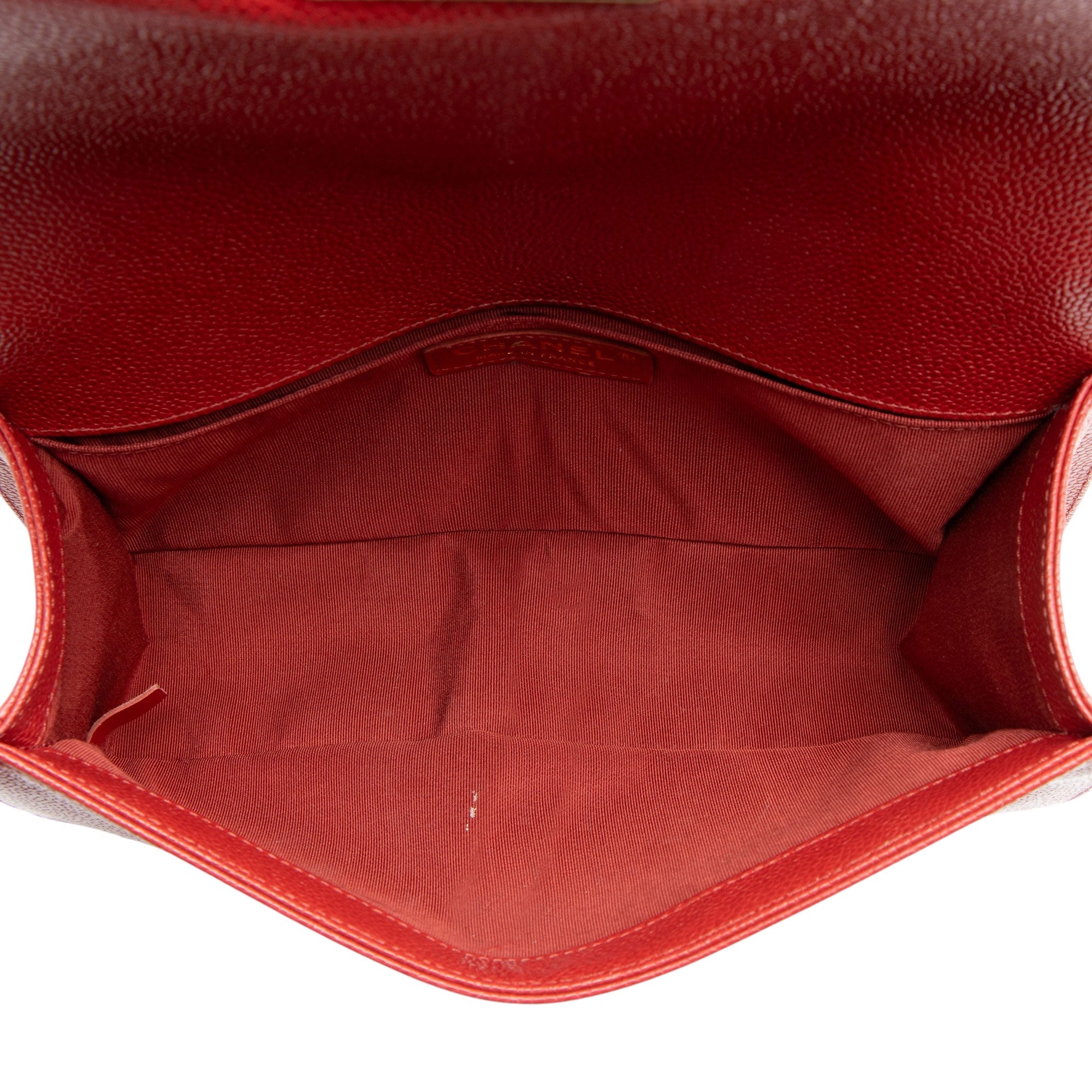 Chanel Caviar Leather Old Medium Boy Bag