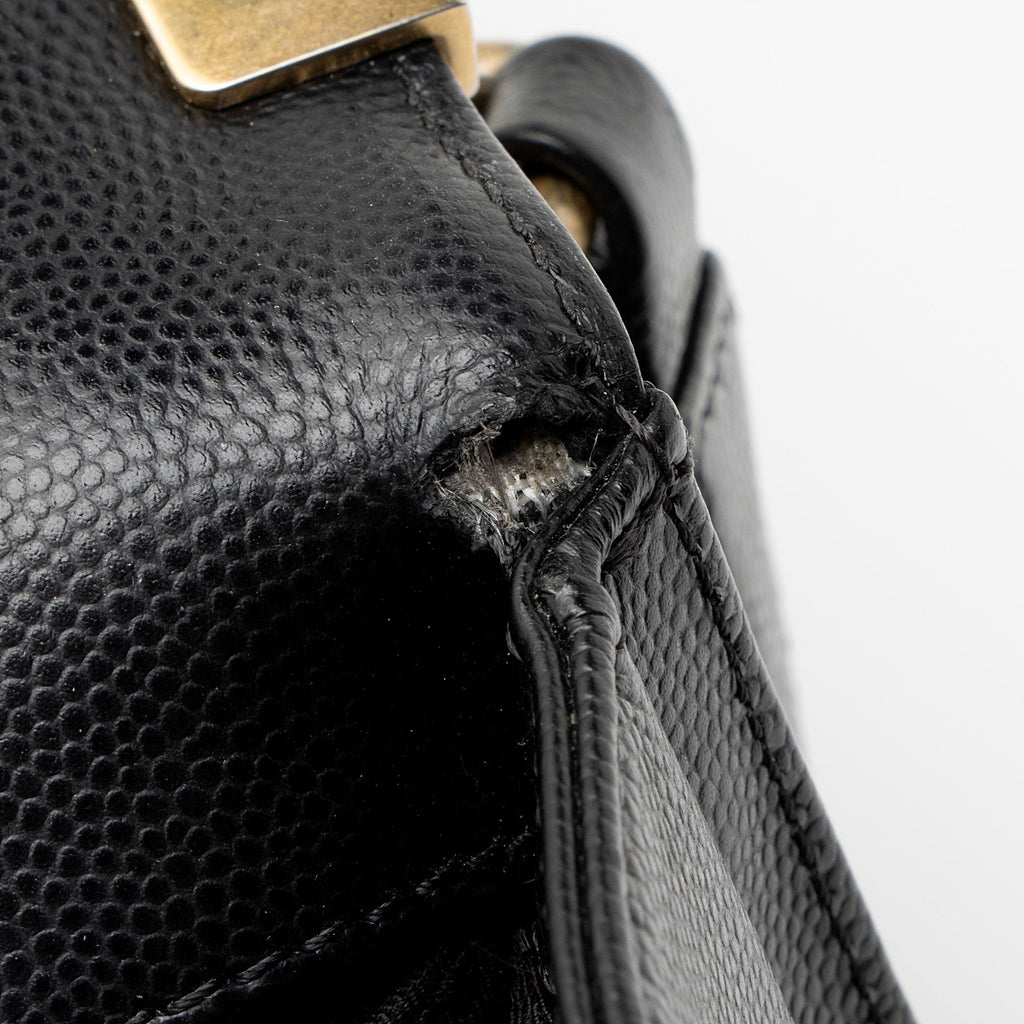 Chanel Caviar Leather Old Medium Boy Bag