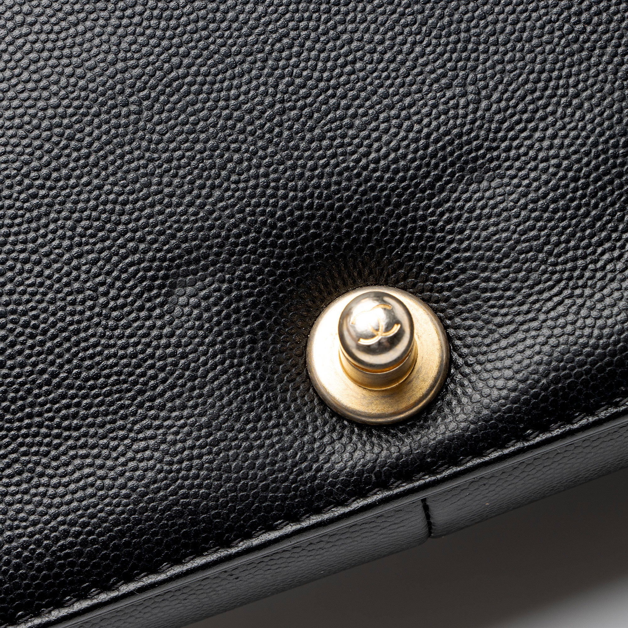Chanel Caviar Leather Old Medium Boy Bag