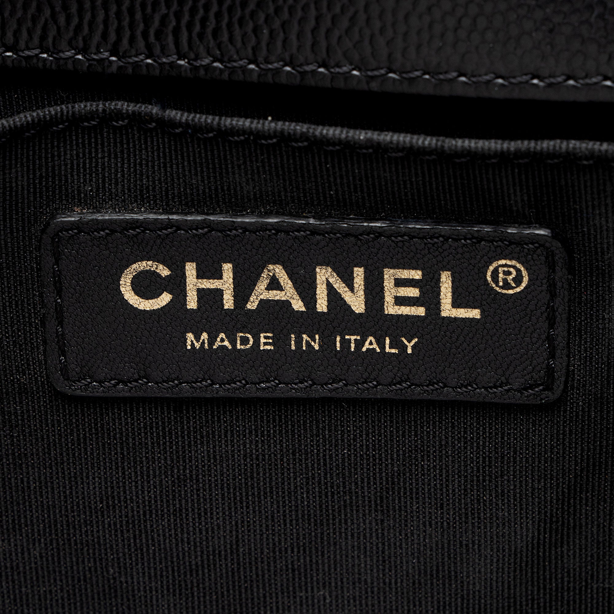 Chanel Caviar Leather Old Medium Boy Bag
