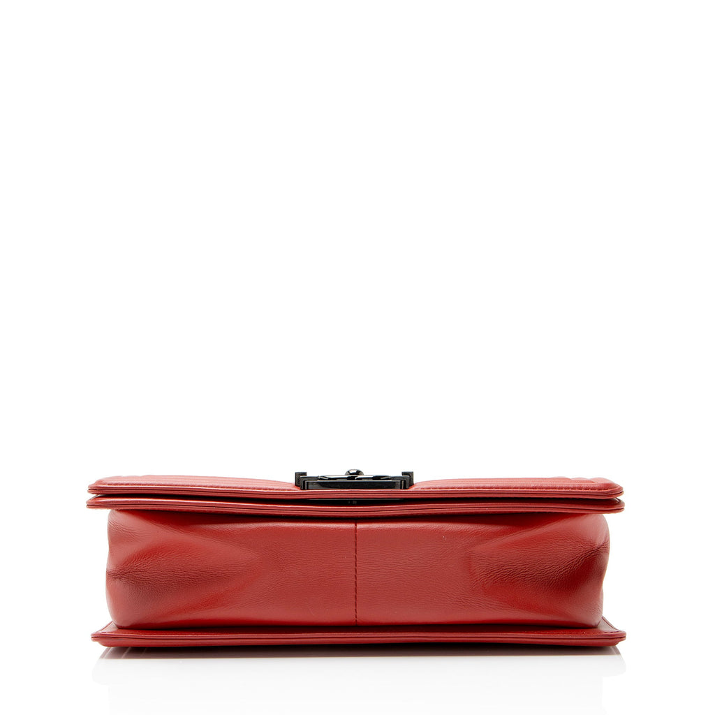 Chanel Caviar Leather Old Medium Boy Bag