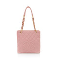 Chanel Caviar Leather Petite Shopping Tote (SHF-yT2Qvc)