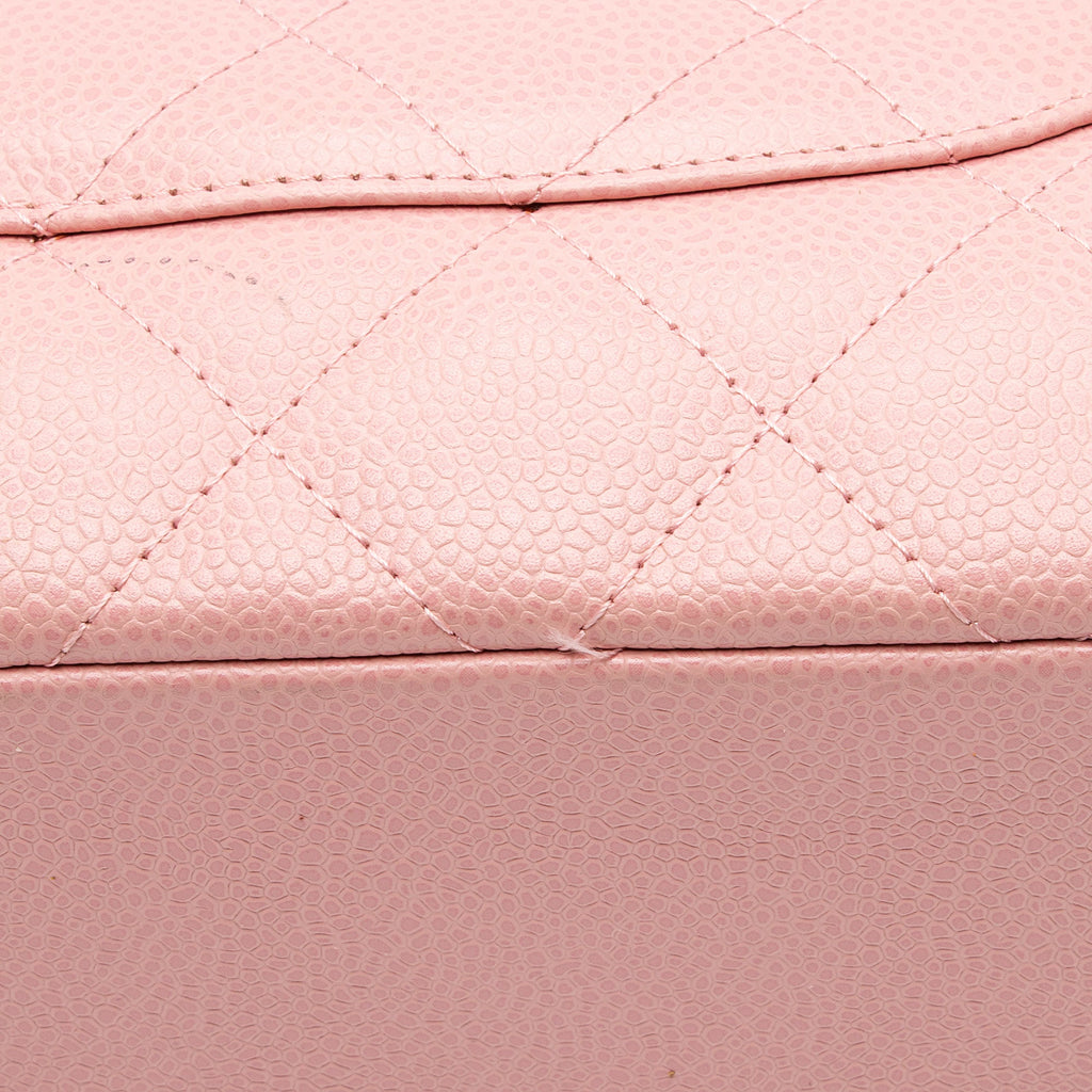 Chanel Caviar Leather Petite Shopping Tote (SHF-ChQICD)
