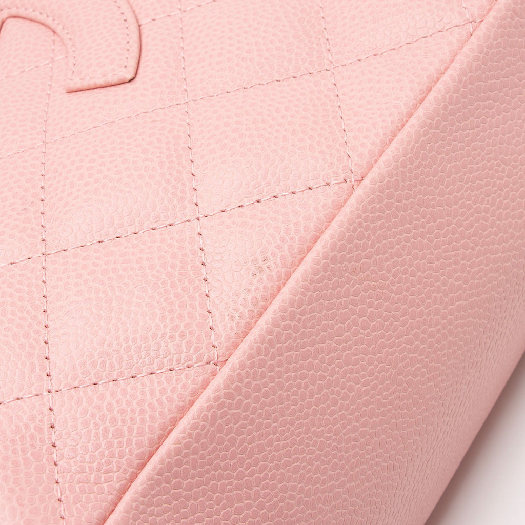 Chanel Caviar Leather Petite Shopping Tote (SHF-ChQICD)