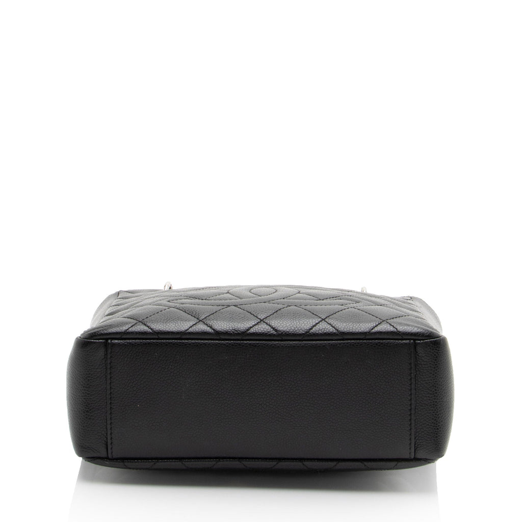 Chanel Caviar Leather Petite Shopping Tote