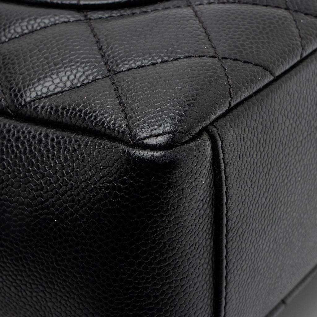 Chanel Caviar Leather Petite Shopping Tote