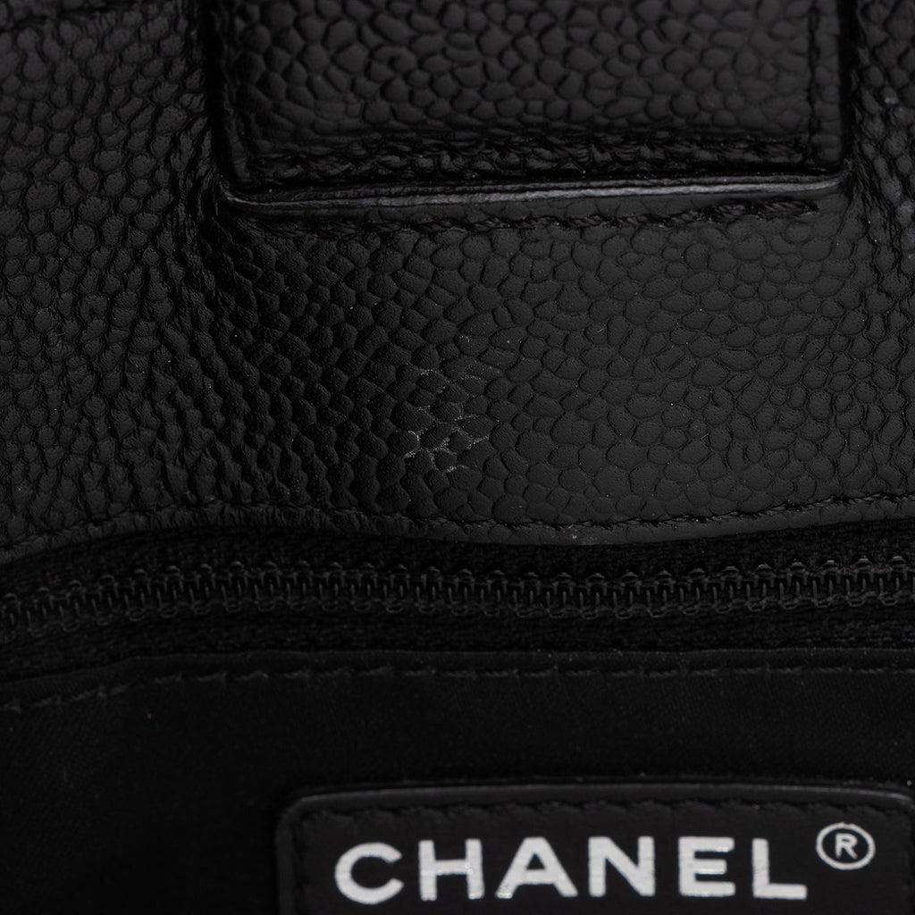 Chanel Caviar Leather Petite Shopping Tote
