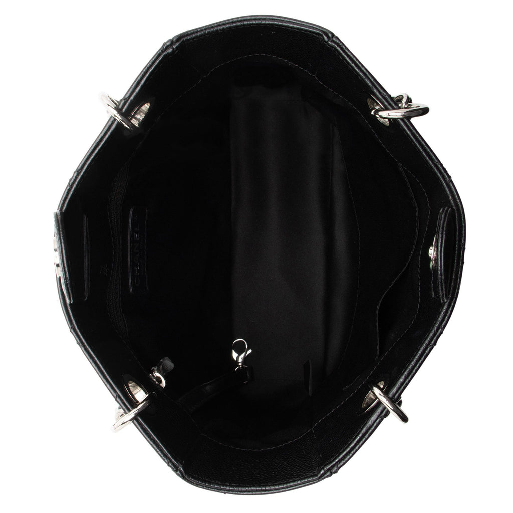 Chanel Caviar Leather Petite Shopping Tote