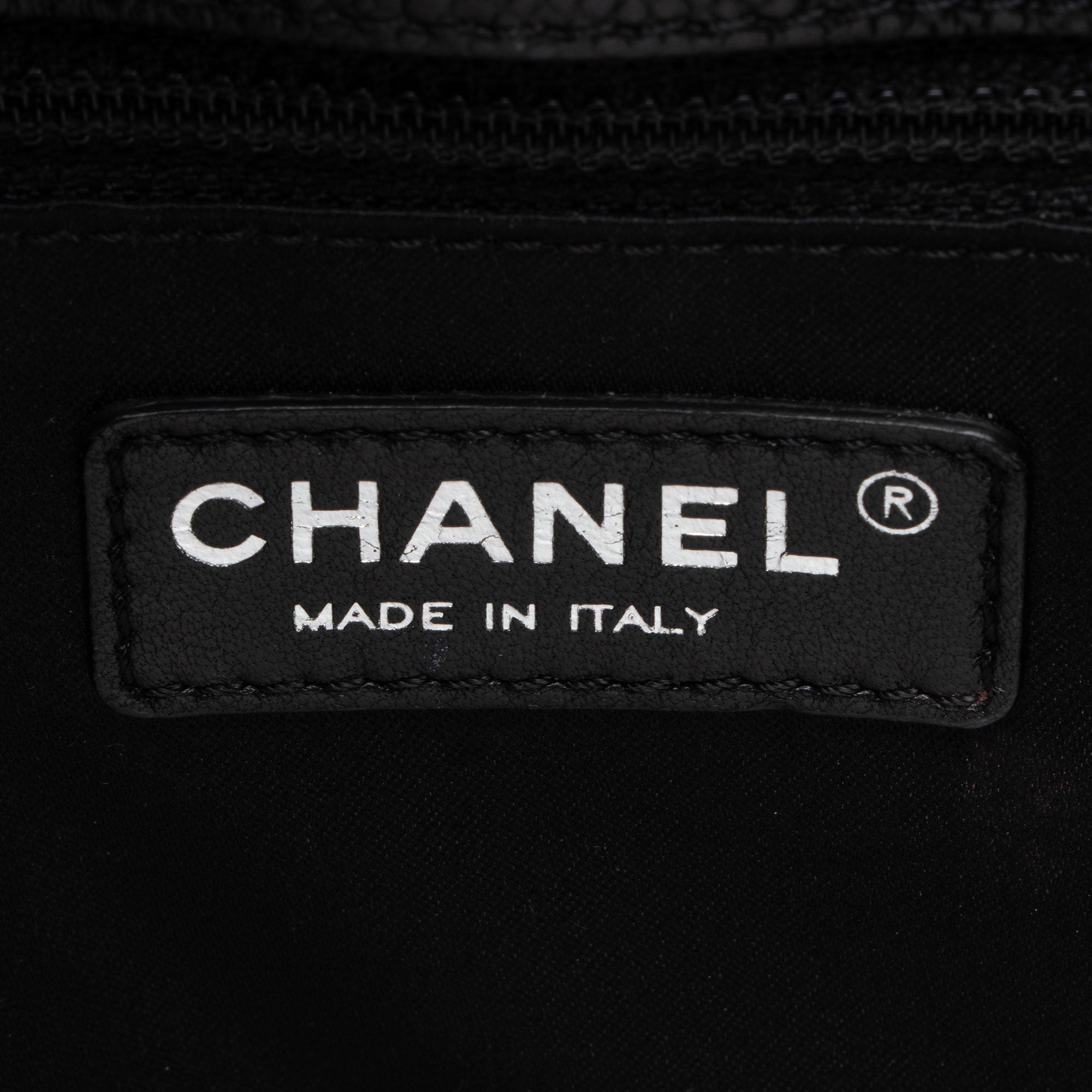 Chanel Caviar Leather Petite Shopping Tote