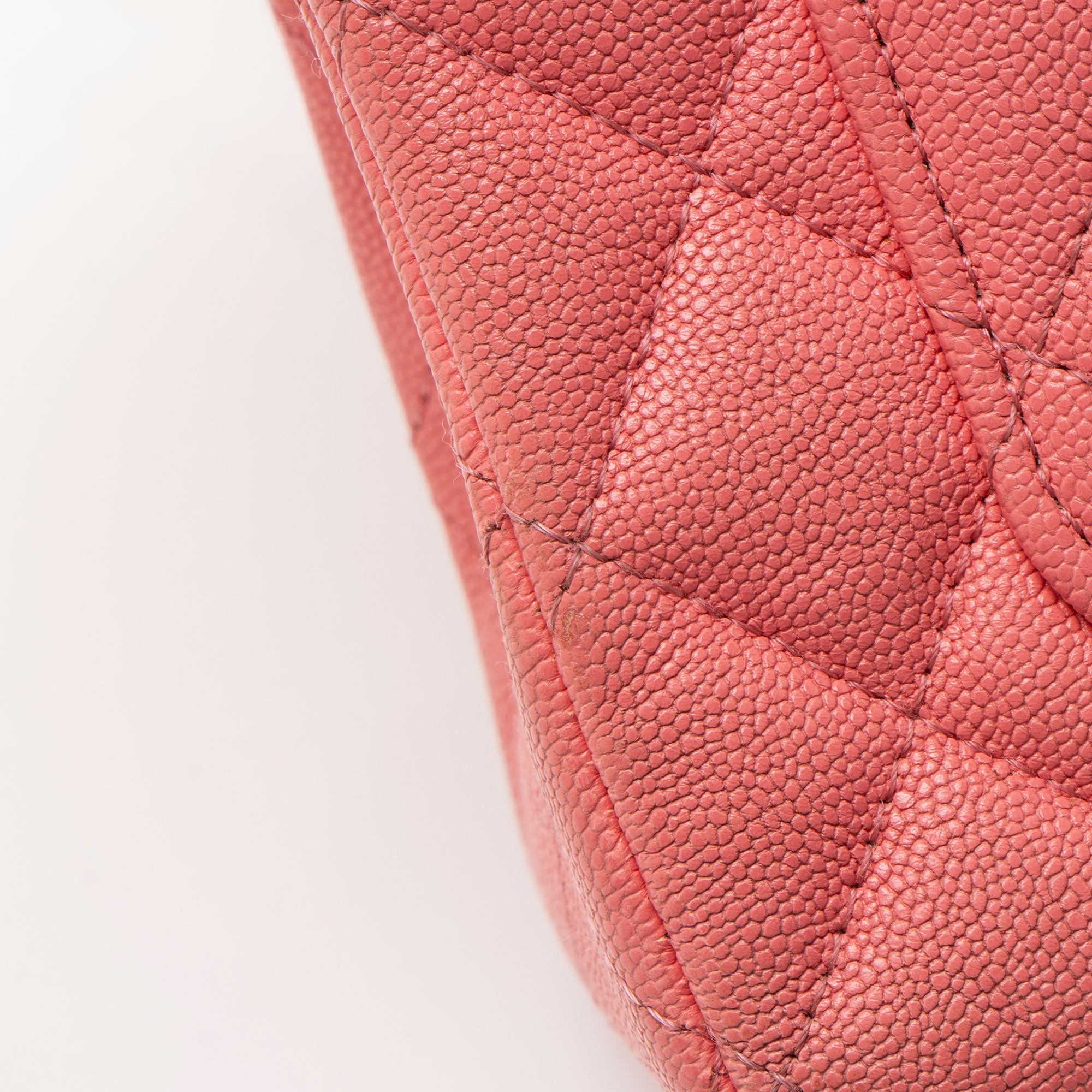 Chanel Caviar Leather Rectangular Top Handle Mini Flap Bag