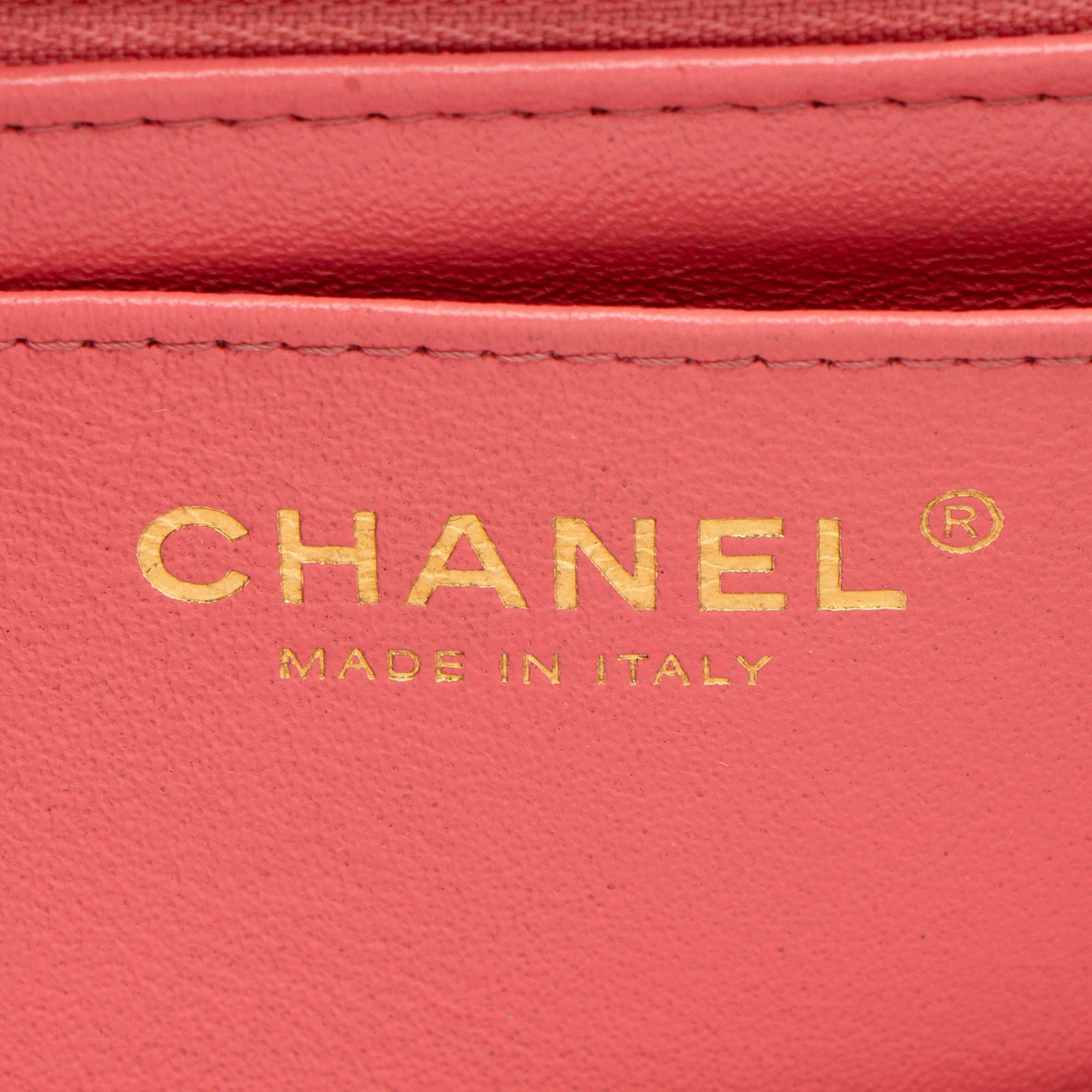 Chanel Caviar Leather Rectangular Top Handle Mini Flap Bag