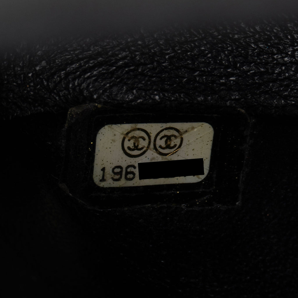 Chanel Caviar Leather Reissue 227 Double Flap Shoulder Bag