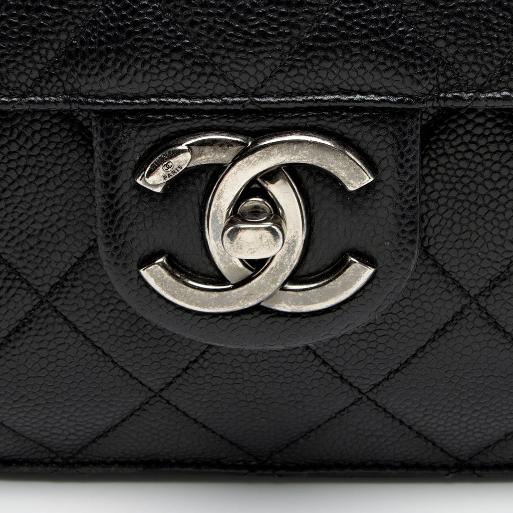 Chanel Caviar Leather Retro Class Medium Flap Bag