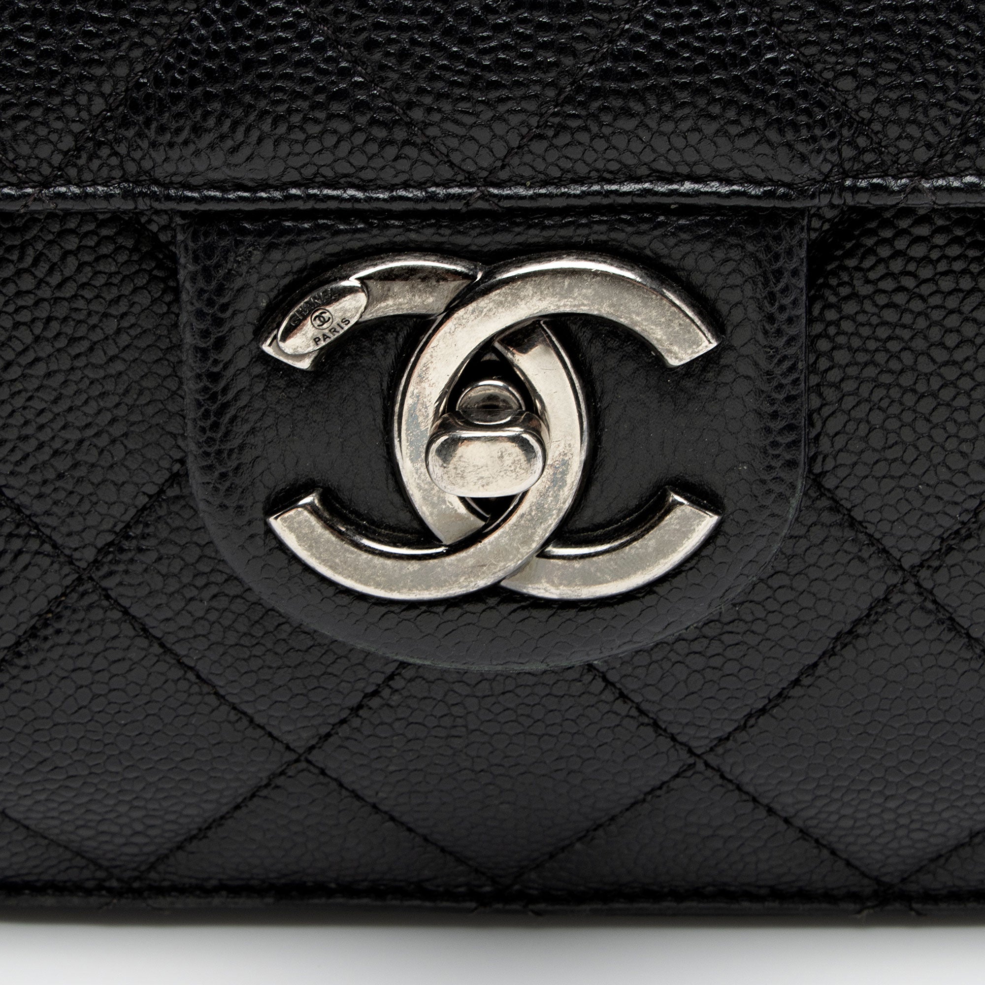 Chanel Caviar Leather Retro Class Medium Flap Bag