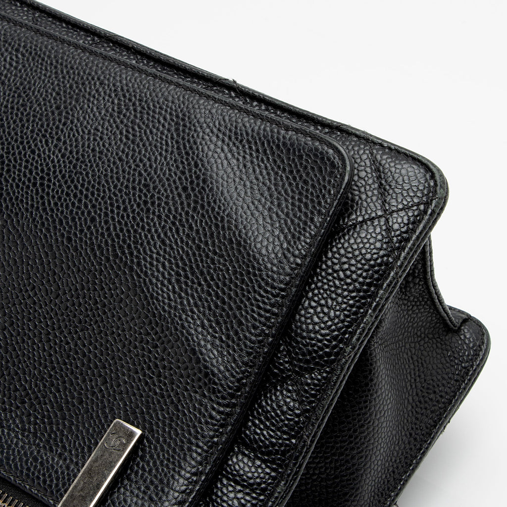 Chanel Caviar Leather Retro Class Medium Flap Bag