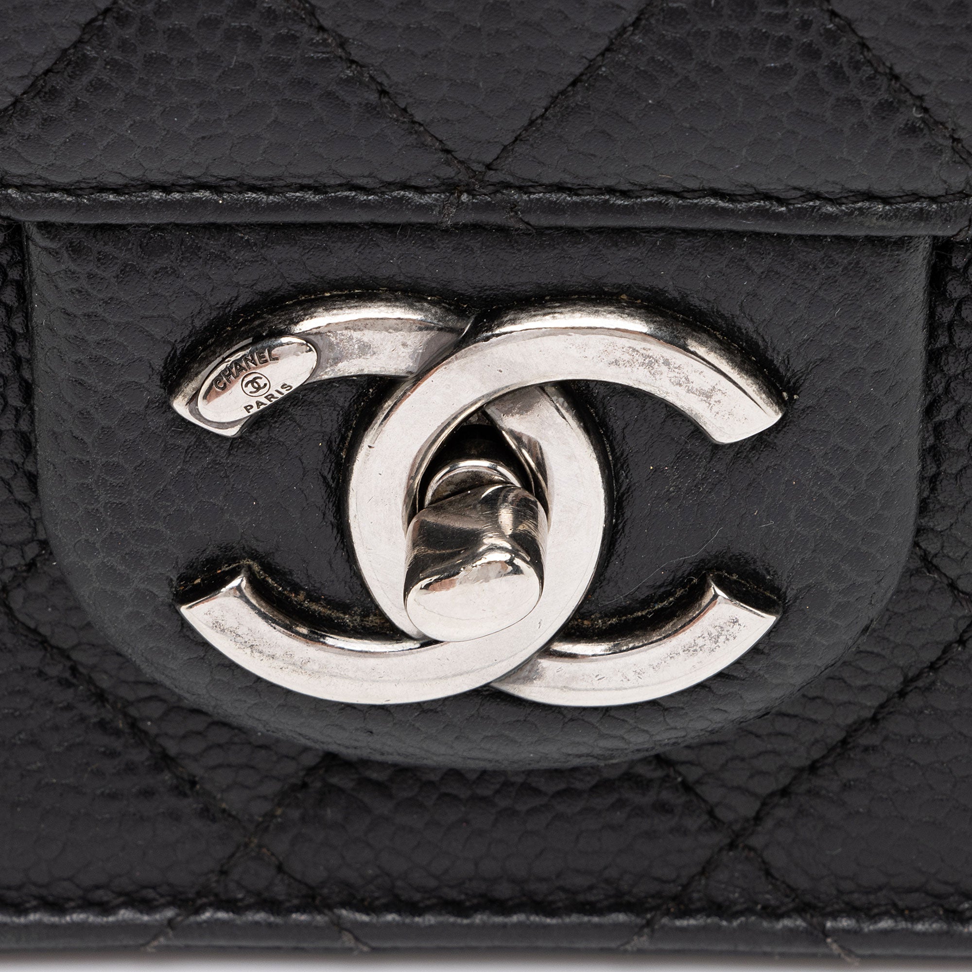 Chanel Caviar Leather Retro Class Small Flap Bag (SHF-W9Q8I9)