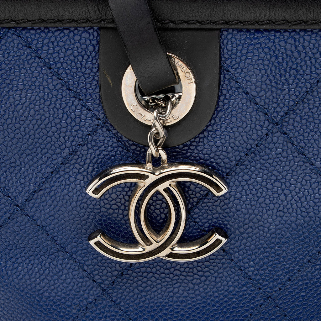 Chanel Caviar Leather Shopping Fever Small Tote