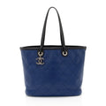 Chanel Caviar Leather Shopping Fever Small Tote