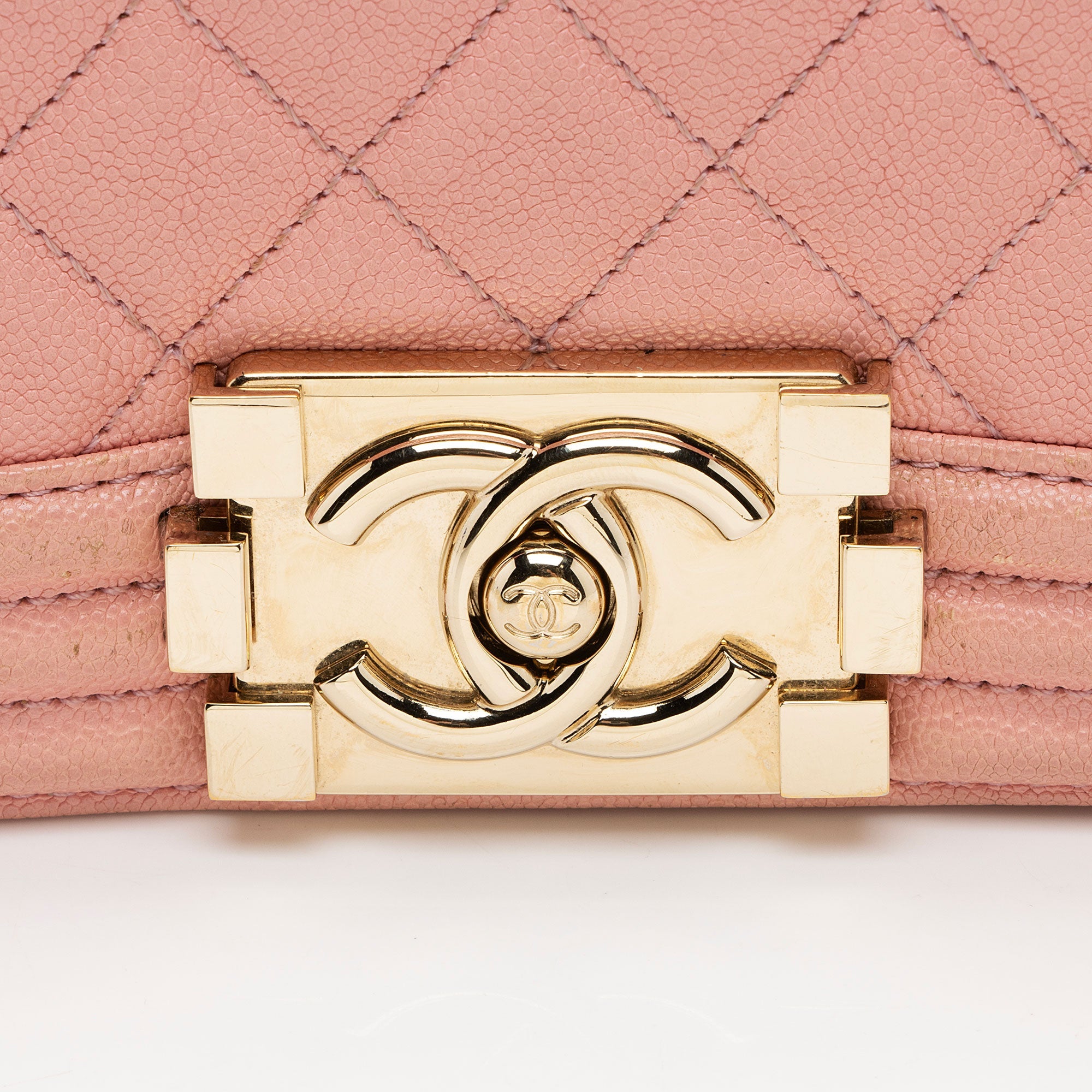 Chanel Caviar Leather Small Boy Bag