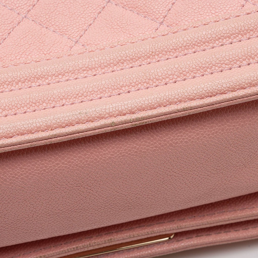 Chanel Caviar Leather Small Boy Bag