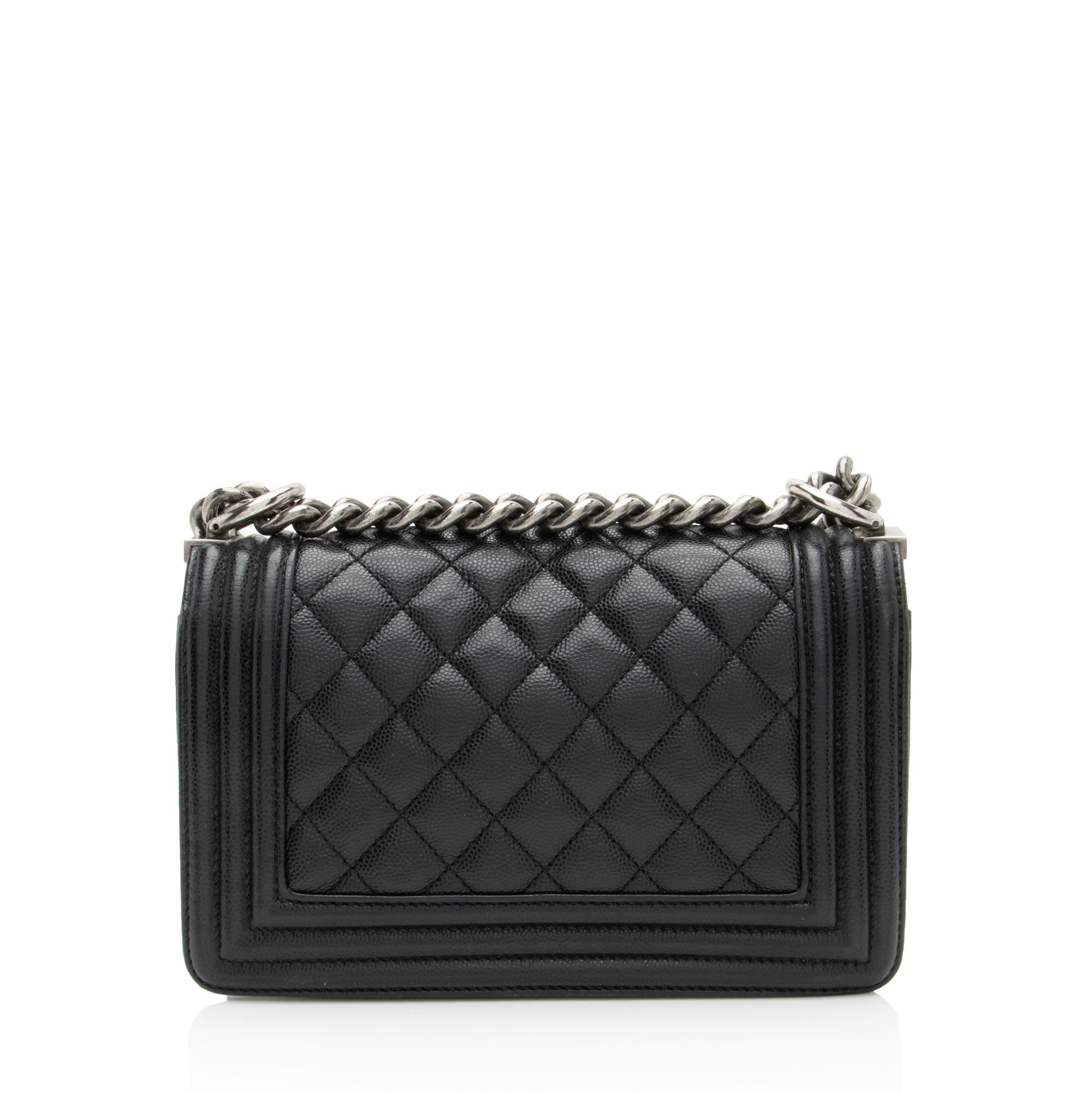 Chanel Caviar Leather Small Boy Bag
