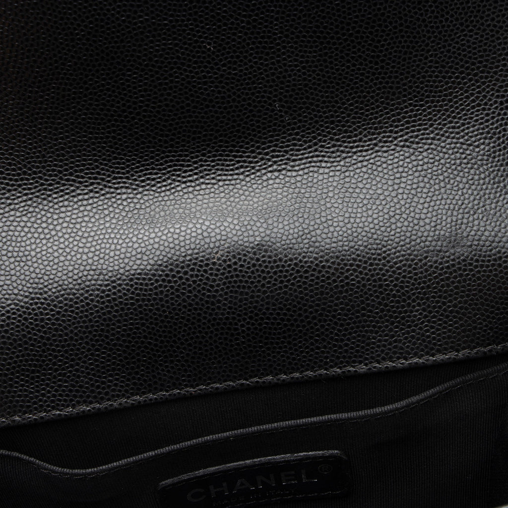 Chanel Caviar Leather Small Boy Bag