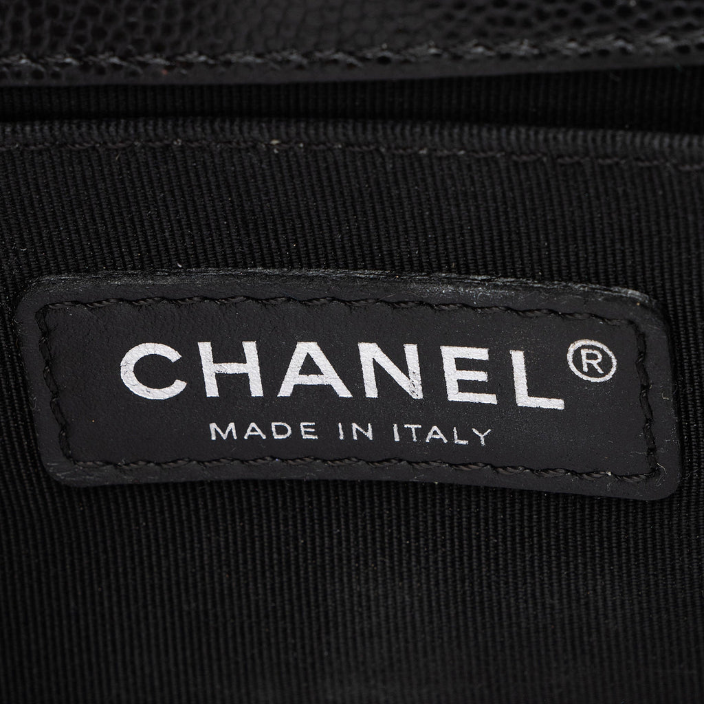 Chanel Caviar Leather Small Boy Bag