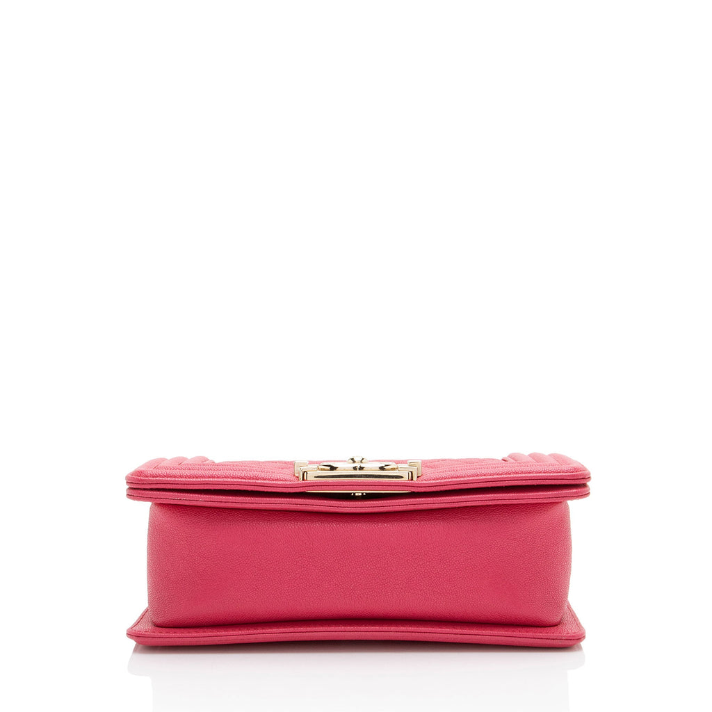 Chanel Caviar Leather Small Boy Bag