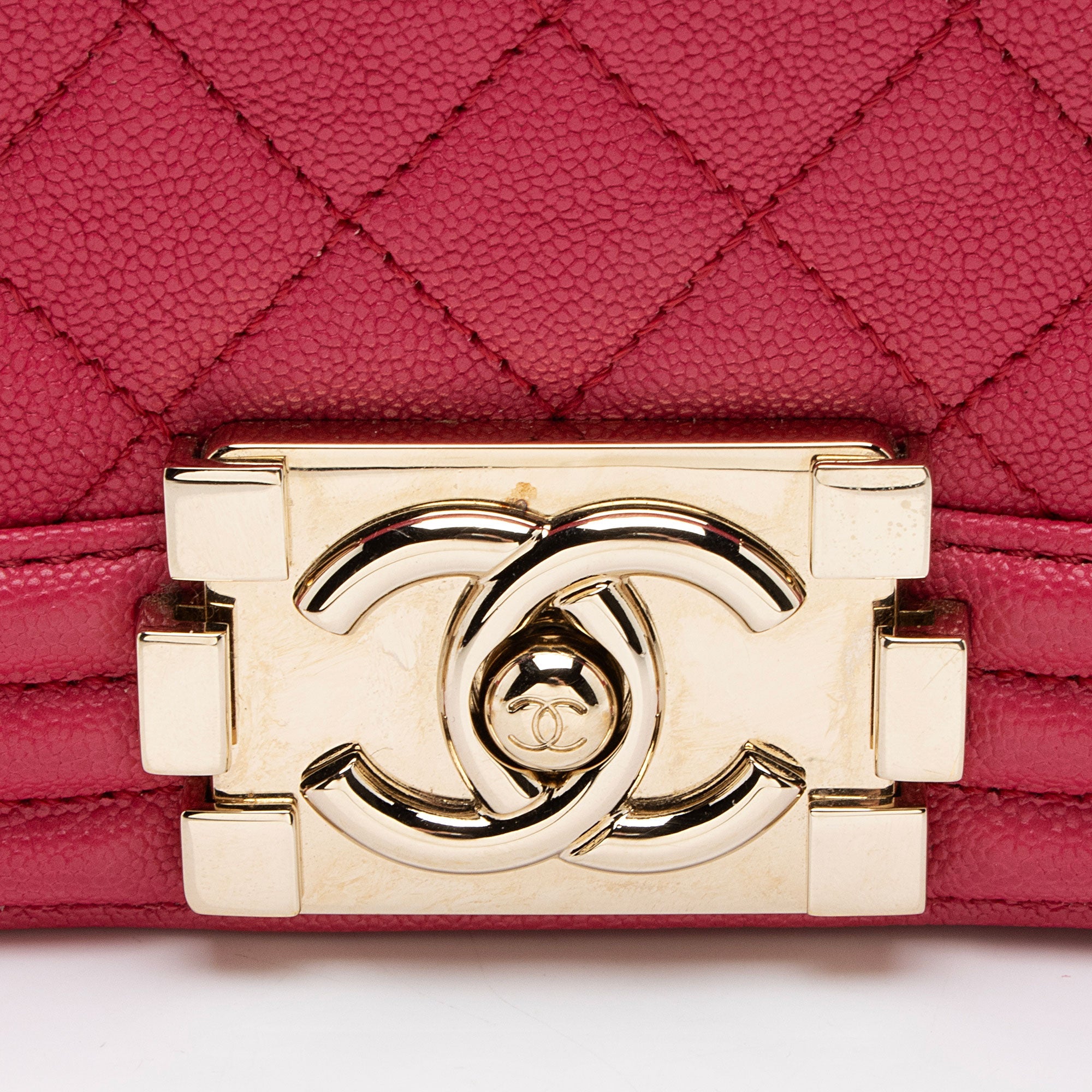 Chanel Caviar Leather Small Boy Bag