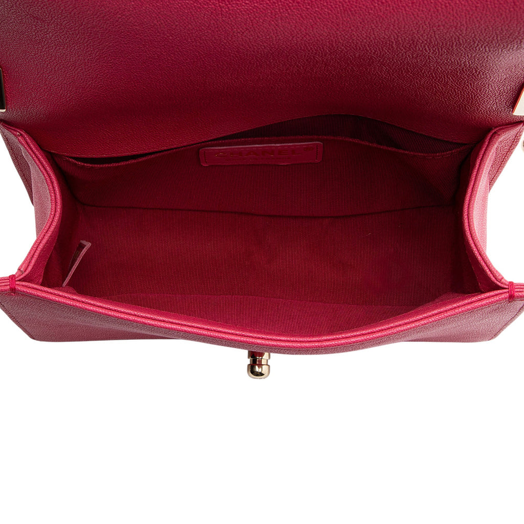Chanel Caviar Leather Small Boy Bag